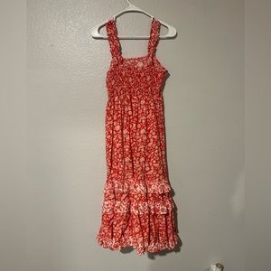 Universal Thread - orange midi dress- XS